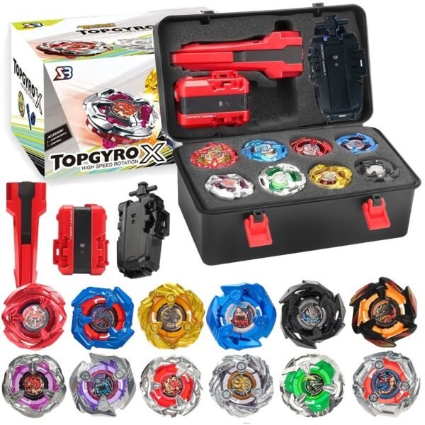 TOPGYRO X - Coffret de Toupie Beyblade Haute Performance - 10 Toupies