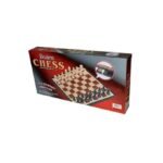 Jeux des échecs Chess Set & Checker Magnétique couleur de bois – Image 3