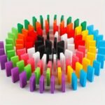 100 pièces de dominos en bois, Jouets de puzzle – Image 7