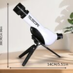 Télescope Astronomique Haute Définition pour Débutants - Grossissement 40X, Vision Nocturne, Idéal pour l'Observation des Étoiles & de la Lune – Image 3