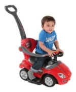 Voiture pour bébé MEGA CAR DELUXE  3en1 avec Musique  et protège soleil – Image 4