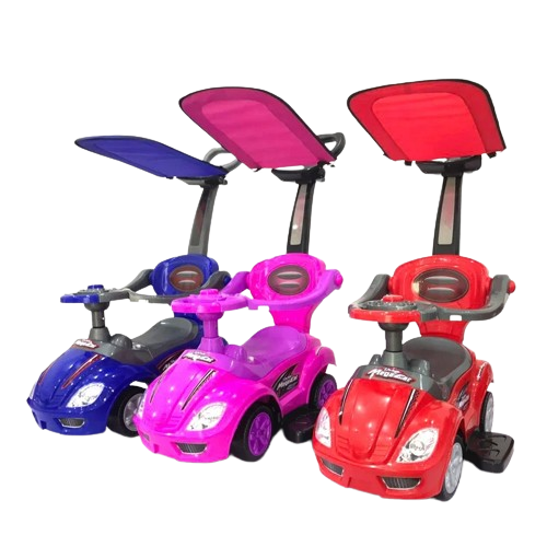 Voiture pour bébé MEGA CAR DELUXE 3en1 avec Musique et protège soleil