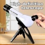 Télescope Astronomique Haute Définition pour Débutants - Grossissement 40X, Vision Nocturne, Idéal pour l'Observation des Étoiles & de la Lune – Image 7
