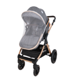 POUSSETTE TENDANCE RÉVERSIBLE GRIS – MON BÉBÉ – Image 5