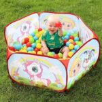 Parc à balles bébés pliable Avec 200 balles de 6 cm incluses – Marque PILSAN – Image 2