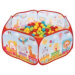 Parc à balles bébés pliable Avec 200 balles de 6 cm incluses – Marque PILSAN