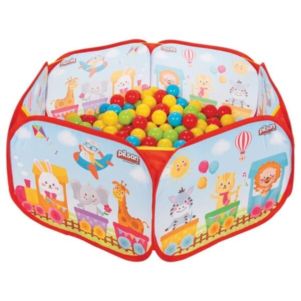 Parc à balles bébés pliable Avec 200 balles de 6 cm incluses – Marque PILSAN