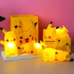 PACK 4 Veilleuse figurines de Pikachu, décoration d'intérieur Kawaii – Image 2