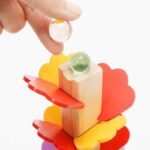 Jouets en bois Montessori, arbre, feuilles tombantes, boule roulante, tour, bloc de construction, jouet éducatif pour enfants – Image 6