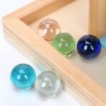 Jouets en bois Montessori, arbre, feuilles tombantes, boule roulante, tour, bloc de construction, jouet éducatif pour enfants – Image 4