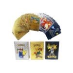Pack de 30 Cartes Pokmon 3D 10Gold +10 Noir+10 Gris avec emballage dorée 2024 – Image 7