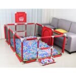 Bébé PlayPen Aire de jeux intérieure avec clôture de sécurité pour bébé + 50 Balles + Tapis d'eau gratuit – Image 4