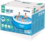 Psicine Bestway ronde autoportante 305 x 76 cm Fast Set avec pompe et filtre pour une meilleure économie d'eau