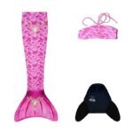 Kuaki Mermaids 3 pièces - Ensemble de sirène pour la Natation pour les filles – Image 5