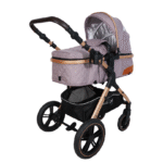 POUSSETTE TENDANCE RÉVERSIBLE ROSE – MON BÉBÉ
