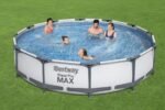 Bestway Steel Pro Max – Piscine hors sol ronde, 366 x 76 cm, pompes de filtration incluse et filtre d'eau – Image 3
