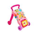 Trotteur pour Bébé, Trotteur Multifonctions interactif pour apprendre à marcher ROSE – Image 3