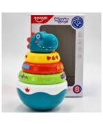 jouet sensoriel puzzle pyramide dinosaure pour bébés – Image 4