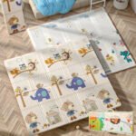 Tapis de bébés antichoc doubles face pour bébés – 185 x150 cm. – Image 2
