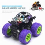 Voiture de jouet de camion de monstre, cadeau de camion de monstre de voiture de jouet de SUV, mini jouets de pneus en caoutchouc