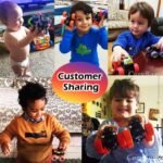 Voiture de jouet de camion de monstre, cadeau de camion de monstre de voiture de jouet de SUV, mini jouets de pneus en caoutchouc – Image 8