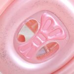 Bouée Siège Bébé Flamant Rose avec Auvent et Paillettes – 6M+ – Image 5