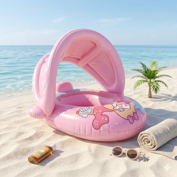 Bouée Siège Bébé avec Pare-soleil – Sweet World