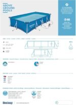 Piscine Hors Sol Rectangulaire – Bestway Steel Pro™ 400 x 211 x 81 cm – Image 4