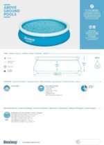 Piscine Gonflable Ronde – Bestway Fast Set™ Ø 366 x 76 cm – Image 4