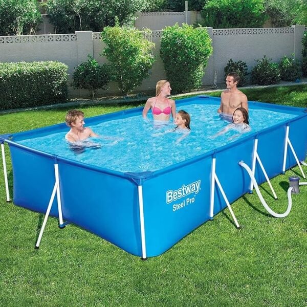 Piscine Hors Sol Rectangulaire – Bestway Steel Pro™ 400 x 211 x 81 cm