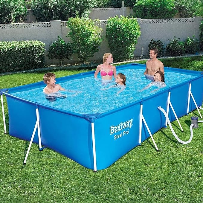 Piscine Hors Sol Rectangulaire – Bestway Steel Pro™ 400 x 211 x 81 cm 1 Piscine Hors Sol Rectangulaire – Bestway Steel Pro™ 400 x 211 x 81 cm – Image 1