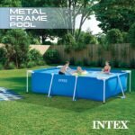 Piscine Hors Sol Rectangulaire – Intex Metal Frame Junior 300 x 200 x 75 cm