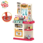 Little Chef  Cuisine jouet 65 pièces avec évier à eau, sons & lumières – Image 2