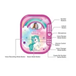 Secret Safe Notebook  Licorne (Journal interactif sécurisé) – Image 3