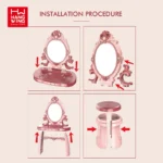 Table de Maquillage Princesse pour Enfant  Hang Wing – Image 5
