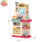 Little Chef  Cuisine jouet 65 pièces avec évier à eau, sons & lumières – Image 5