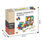 Jeu de Construction Magnétique  Magic Magnetic Blocks  (41 Pièces) – Image 2