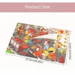 5 Puzzle en bois à pensée logique, Jeu intellectuel, véhicule Animal, dessin animé, jouets éducatifs – Image 6
