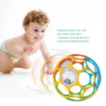 Hochets de boule de préhension doux pour bébé, avec cloche, jouet sensoriel éducatif – Image 6